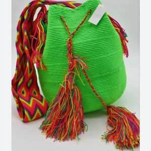 Beautiful Green Wayuu bag!